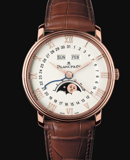 Blancpain Villeret Watch Price Review Quantième Complet Replica Watch 6654 3642 55B